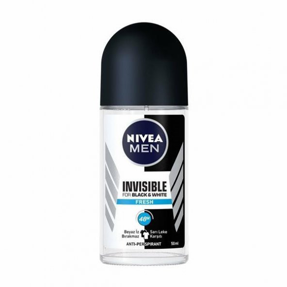 Nivea Invisible BW Fresh Roll-On 50 ML Erkek