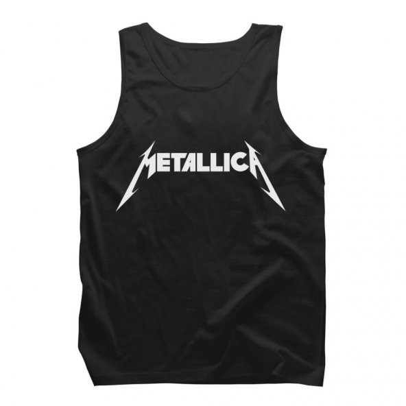 Metallica Type Siyah Askılı Atlet Erkek