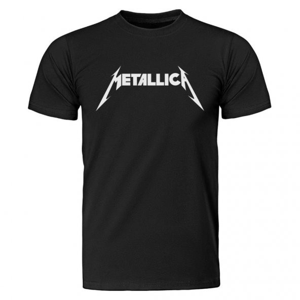 Metallica Type Siyah Tişört Unisex