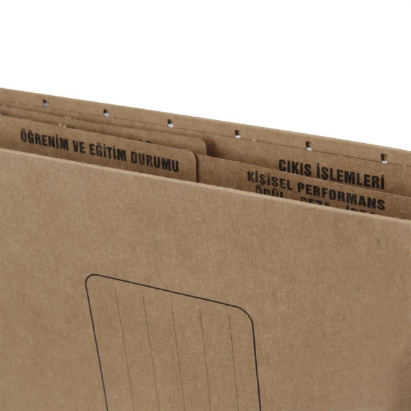 TUNAKART PERSONEL OZLUK DOSYASI 8 LI - 2