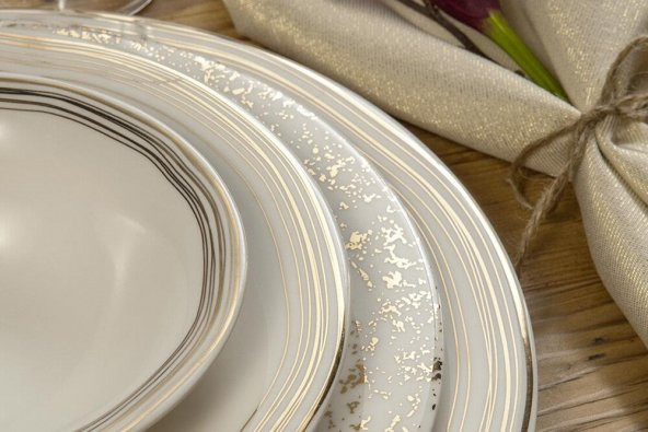 Porland Bohem 85 Parça 12 Kişilik Yemek Takımı