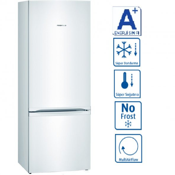 Profilo bd3257w2nn a+ 505 lt no-frost buzdolabı