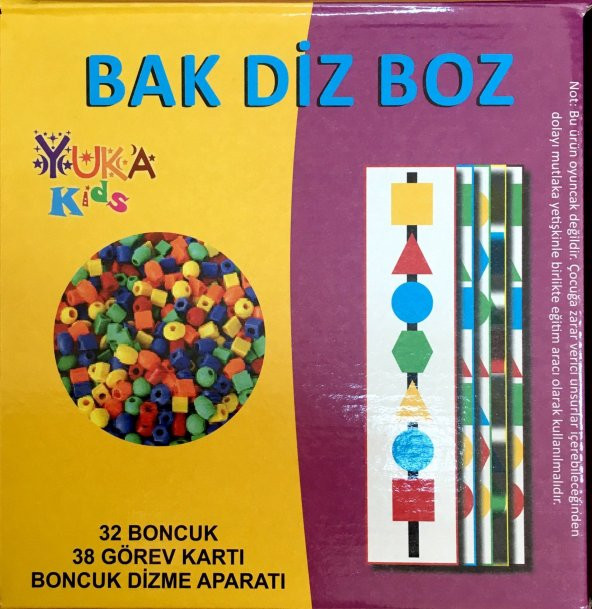 Bak Diz Boz 4-6 yaş - YUKA KİDS