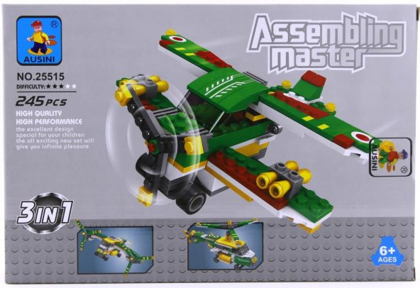 Ausini Askeri Set 3İn1 245 Parça - 4