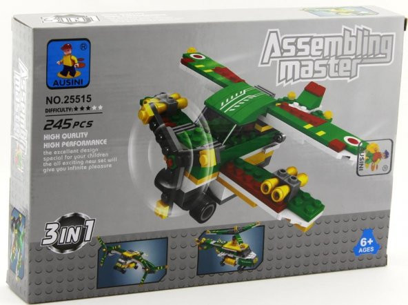 Ausini Askeri Set 3İn1 245 Parça - 6