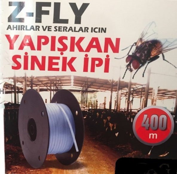 Z-FLY KARASİNEK & SİVRİSİNEK YAPIŞKAN SİNEK YAKALAMA İPİ 400 m