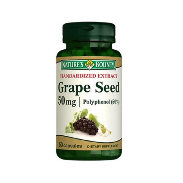 Natures Bounty Grape Seed 50 Polyphenol 50 mg 50 Kapsül