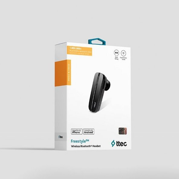 ttec Freestyle Bluetooth Kulaklık Siyah-Gri