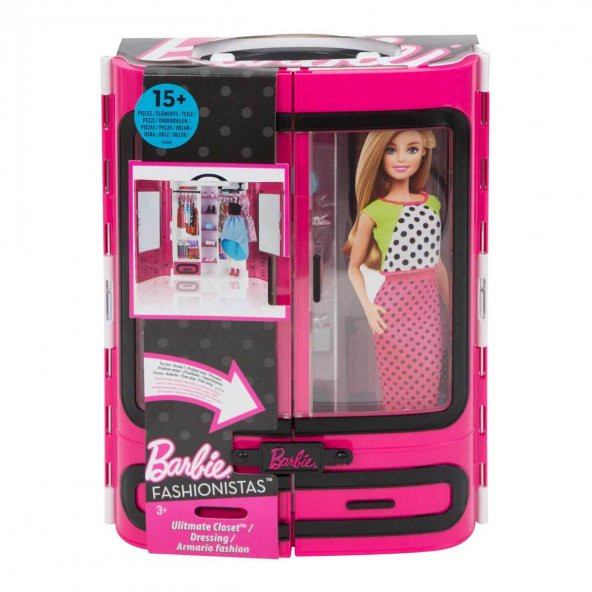 Barbie Pembe Gardrop DMT57