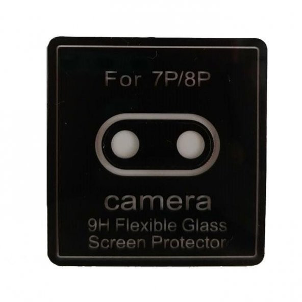 Apple iPhone 7/8P Uyumlu Kamera Koruyucu Nano Sert Plastik Camera Lens Glass Film 0.2mm Koruyucu Cam