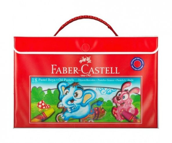FABER CASTELL PASTEL BOYA 18 Lİ ÇANTALI
