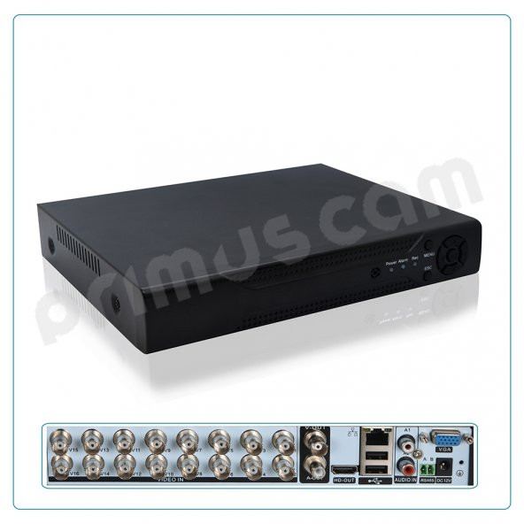 Primuscam 16’lı Dome Güvenlik Kamera Seti İç Ortam 2MP AHD DVR - 2