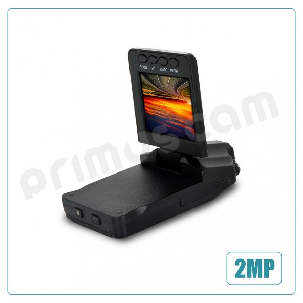 Primuscam 720P HD Kayıt Özelliği 6 Ledli Gece Görüşlü LCD Araç İçi Kamerası