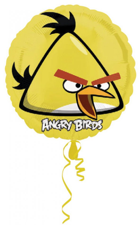FOLYO BALON ANGRY BİRDS SARI 18 D.Ü 12,5