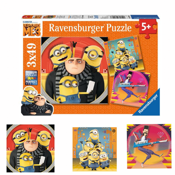 Ravensburger Minions 3x49 Puzzle (RPK080168)