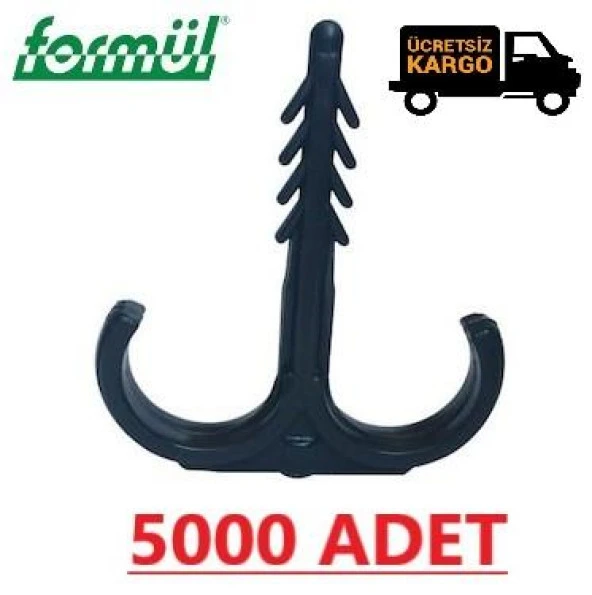 Kılçık Kelepçe Mobil Boru Sabitleme Kelepçesi YERE TESPİT 5000 Ad