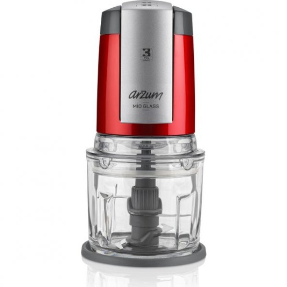 Arzum AR1043 Mio Glass Cam Hazneli Doğrayıcı
