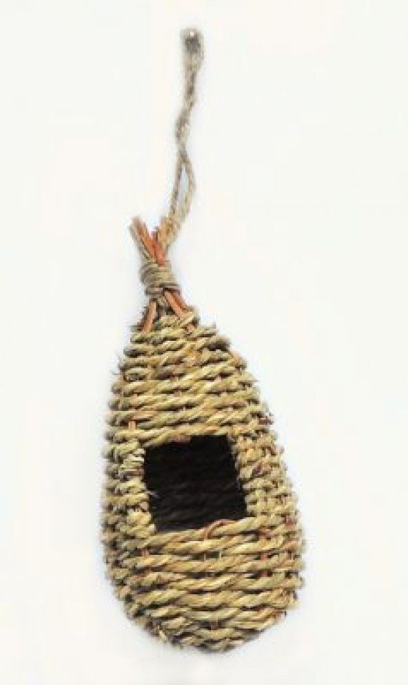 100 Doğal Egzotik, Finch Bülbül Yuvası 9x9x19 cm.