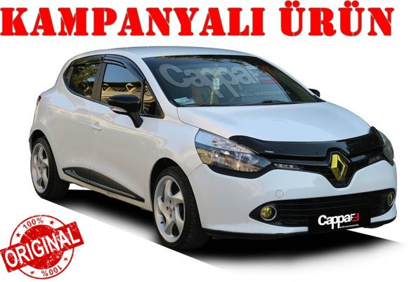 Renault Clio 4 Kaput Rüzgarlığı / Koruyucu - 2