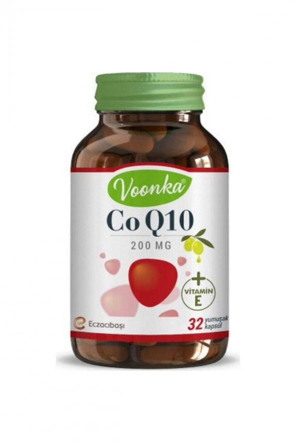 Voonka Koenzim Q10 200 mg 32 Yumuşak Kapsül