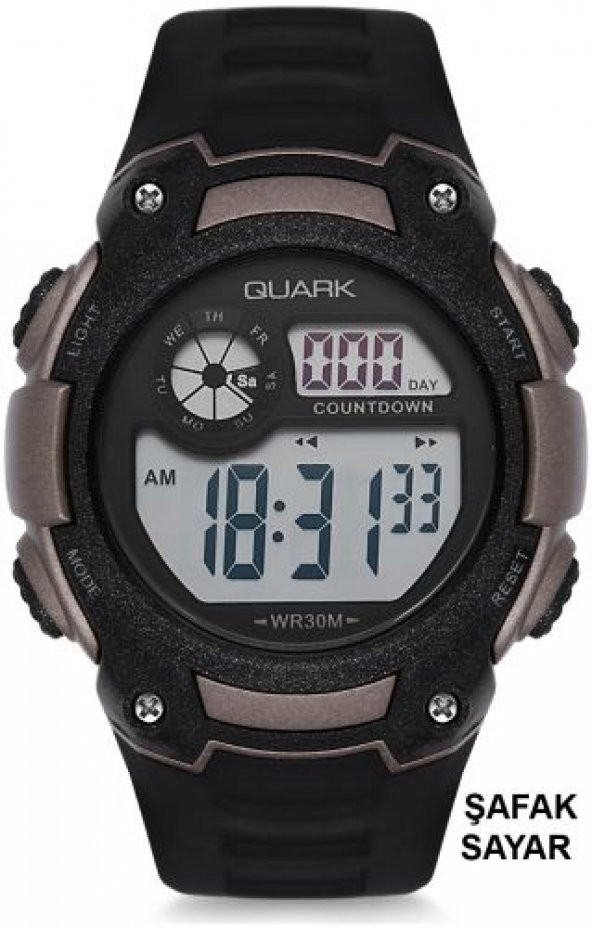 QUARK QD-101 ŞAFAK SAYAR DİGİTAL ASKER KOL SAATİ - 3
