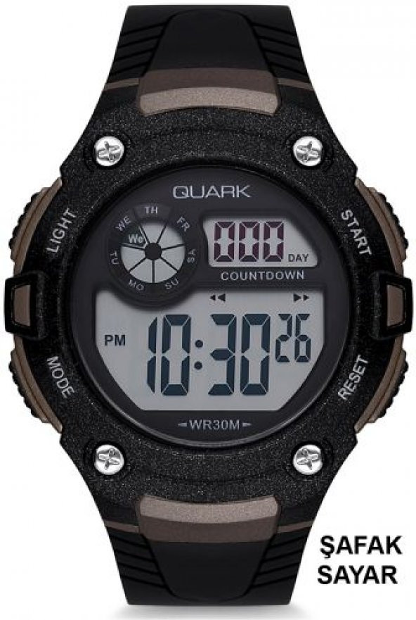 QUARK QD-102 ŞAFAK SAYAR DİGİTAL ASKER KOL SAATİ - 4