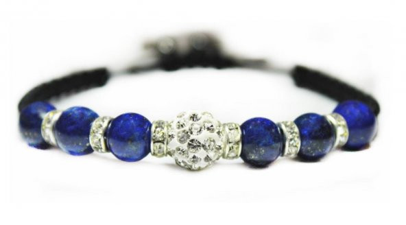 Alnis Atelier Lapis Lazuli Doğal Taş Makrome Bayan Bileklik - 2