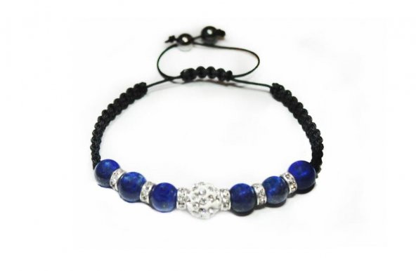 Alnis Atelier Lapis Lazuli Doğal Taş Makrome Bayan Bileklik - 3