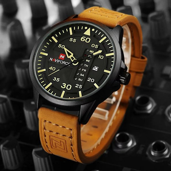 Naviforce Lüks Erkek Kol Saati Spor Sağlam Tasarım Saat NF9074 - 3