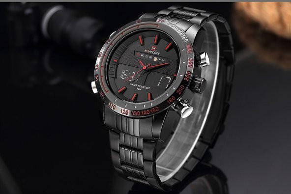 Skmei Lüks Tasarım Dual Time Çelik Erkek Kol Saati YDN117 - 5