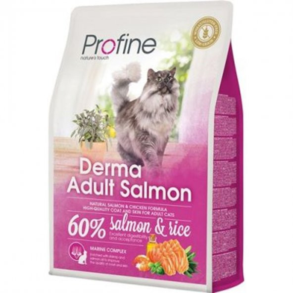 Profine Adult Salmon Derma Somonlu Kedi Maması 10 Kg