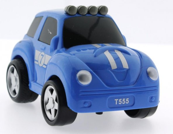 Sürtmeli Kırılmaz Mavi Beetle Jeep  T555