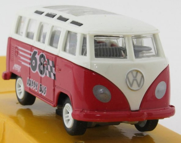 Çek Bırak Kırmızı Minibüs M8668-24 - 2