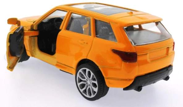 Çek Bırak Sarı Metal Araba Sl6602Bl - 3