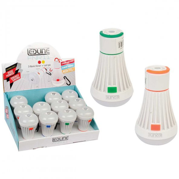 LEDLİNE  FNR-11 3 RENK FENER+LED IŞIK MIKNATISLI - 1