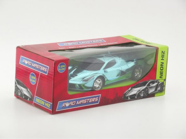 U.K.  Pilli Turkuvaz Spor Araba Neon Hız Rt24 - 2