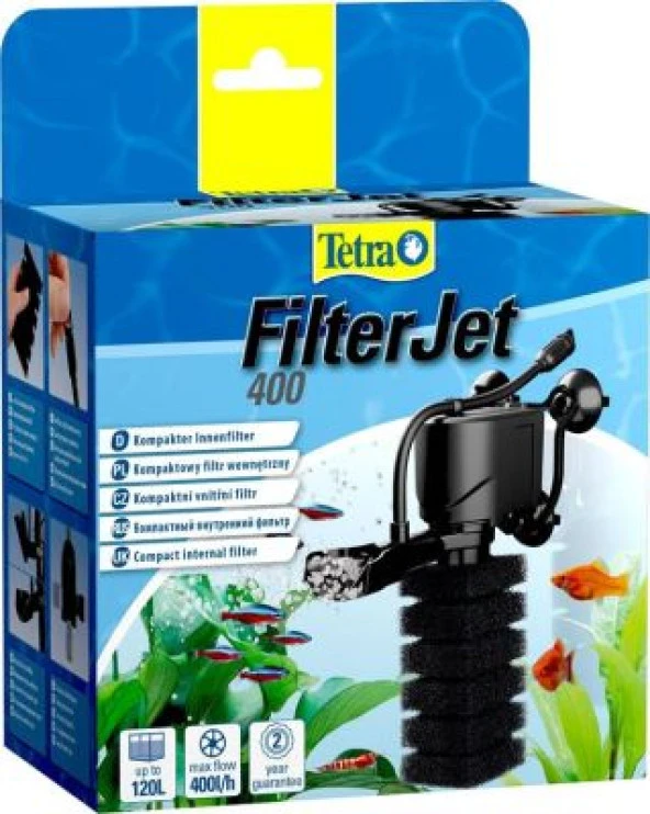 Tetra Filter Jet 400 İç Filtre 50-120 LT 400 L/H 2 Yıl Garantili