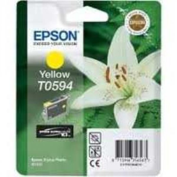 Epson T0594 Orjinal Sarı Kartuş C13T05944020