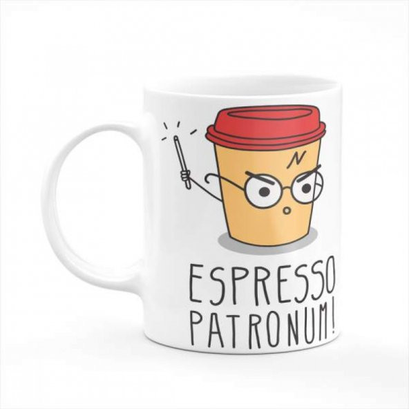 Harry Potter - Espresso Patronum Baskılı Kupa