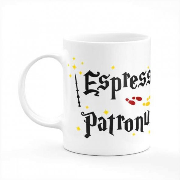 Harry Potter - Espresso Patronum Yazı Baskılı Kupa