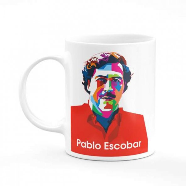 Pablo Escobar Modern Baskılı Kupa