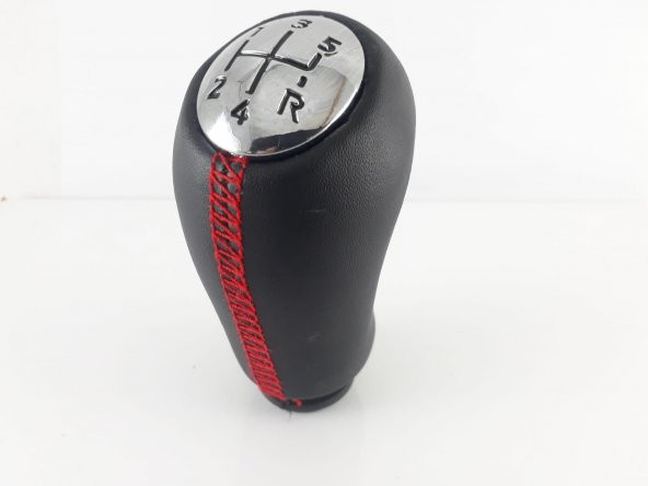 RENAULT SCENİC 2  DERİ VİTES TOPUZU KIRMIZI DİKİŞLİ   8200079112 - Resim 2