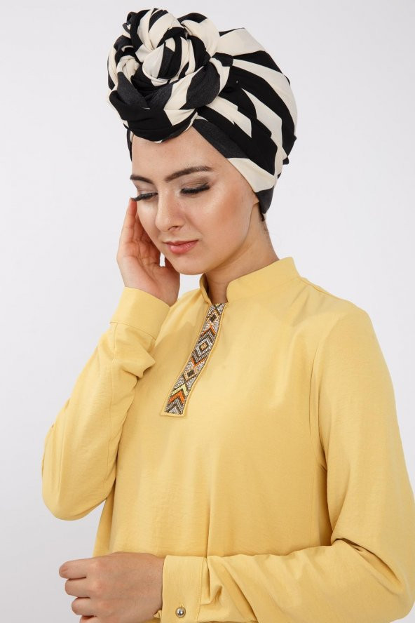 LOREEN KADIN SARI TUNİK -20097 - 4