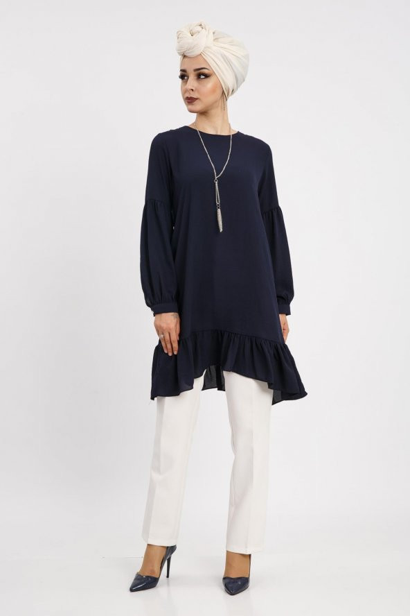 LOREEN KADIN LACİVERT TUNİK -20148