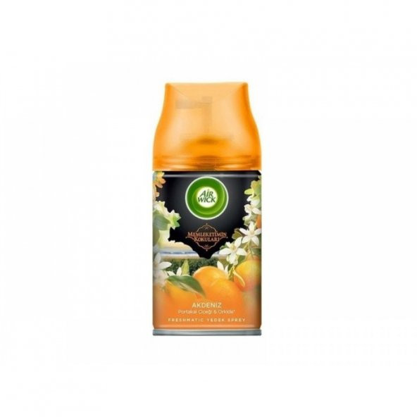 Air Wick 250 ml Freshmatıc Yedek Sprey Akdeniz Portakal Çiçeği ve Orkide