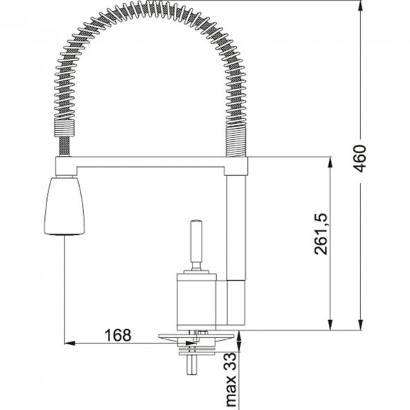 Franke Joy Cocktail Spiralli Krom Armatür - 2