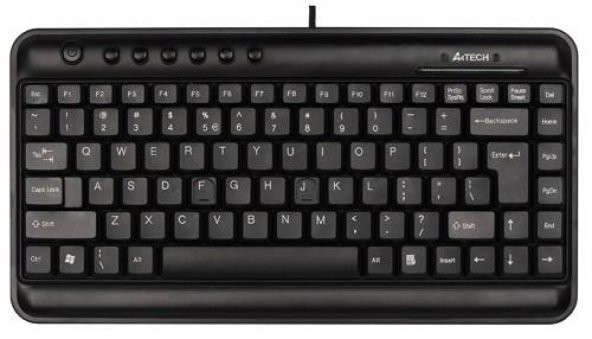 A4 Tech Kl-5 Slim Usb F Compact Siyah Kablolu Klavye