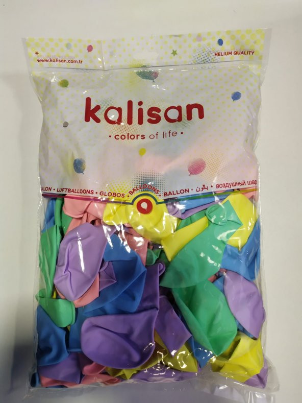 Makaron Parti Balonu 100lü (Çeşitli Renklerde)