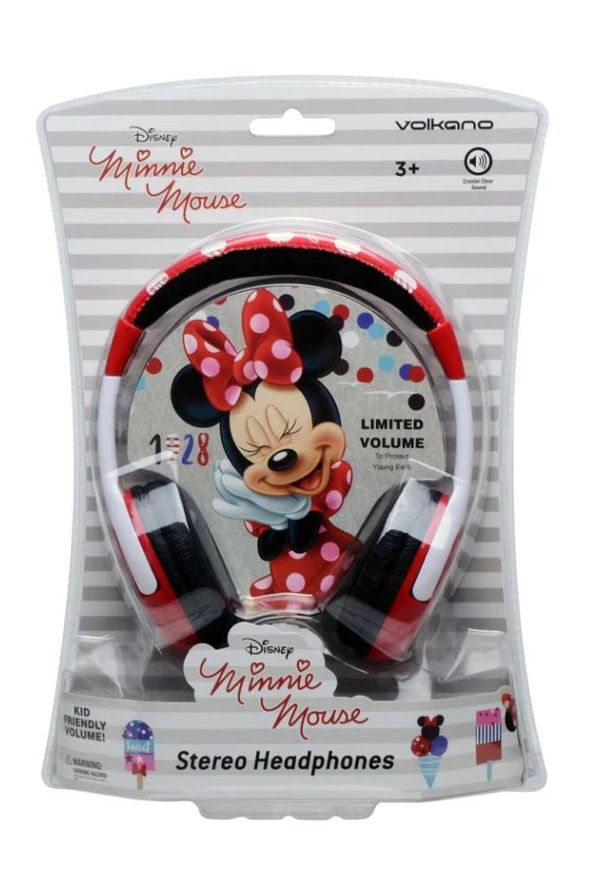 Disney Minnie Mouse Mini Fare Çocuk Kulaklığı Lisanslı DY-13301-MM - 2