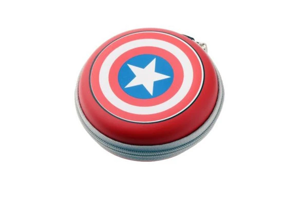 Marvel Avengers Kaptan Amerika Captain America Kulakiçi Kulaklık Çantalı Lisanslı MV-1008-CA - 3